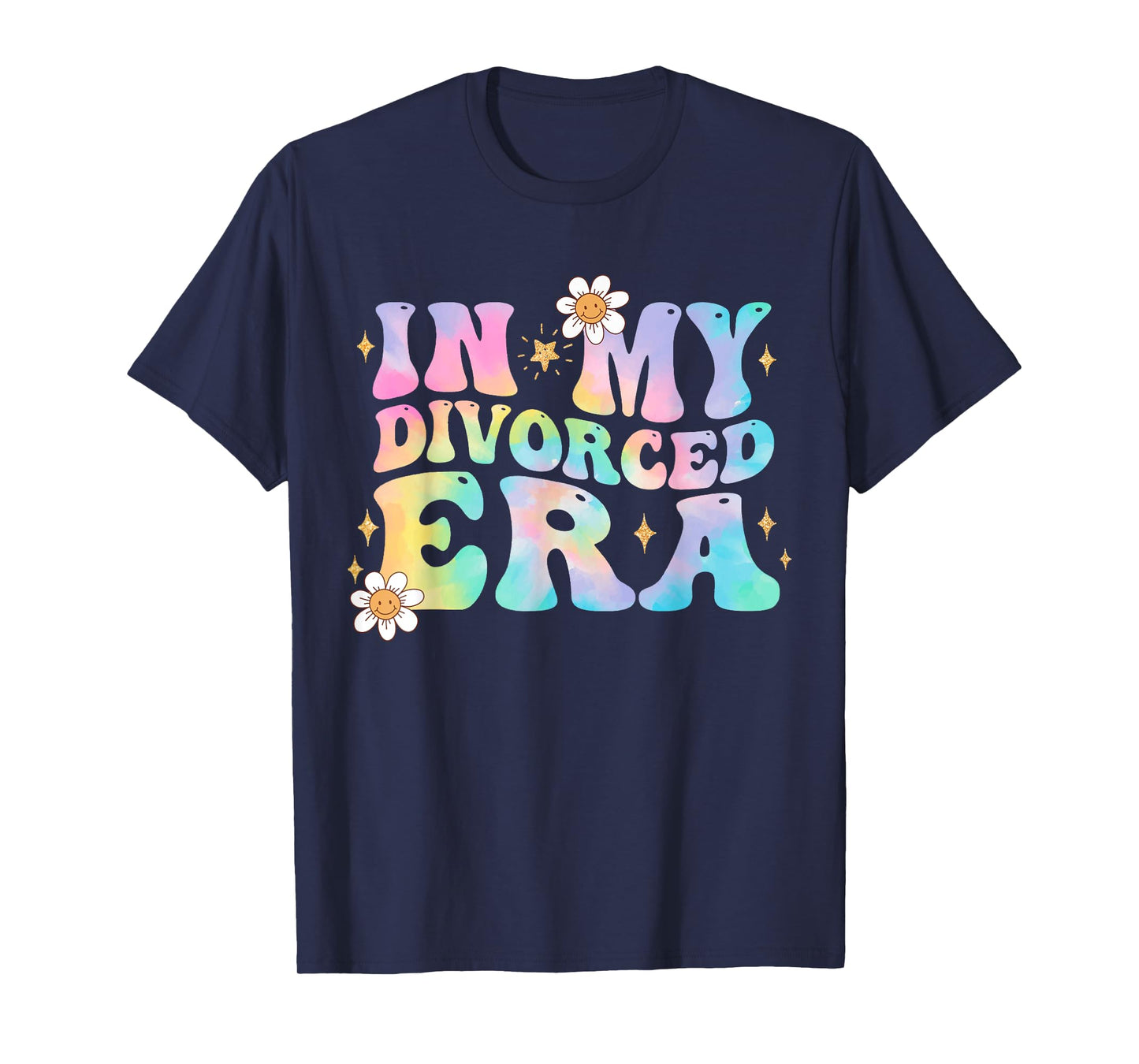 In My Divorced Era Tie Dye Breakup Divorce Party Divorcee T-Shirt