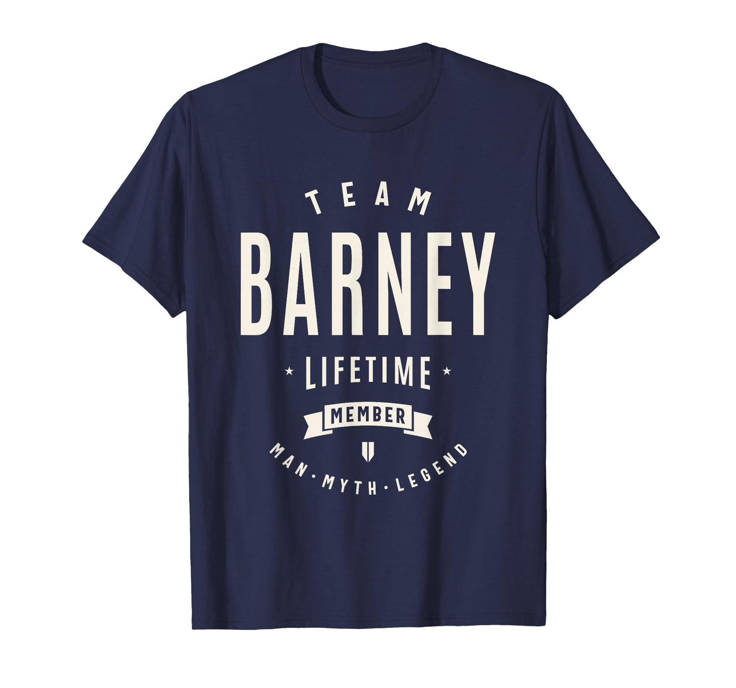 Team Barney Lifetime Member Funny Name Barney T-Shirt
