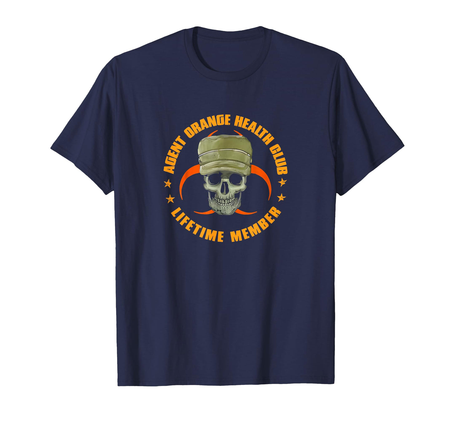 Orange Agent Health Club Lifetime Member Vietnam Veterans T-Shirt