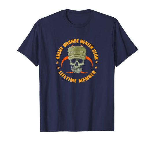 Orange Agent Health Club Lifetime Member Vietnam Veterans T-Shirt