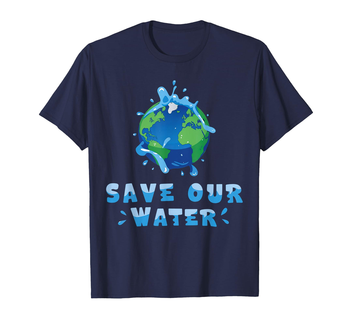 Save Our Waters Earth Day 2025 Clean Waters Conservation T-Shirt