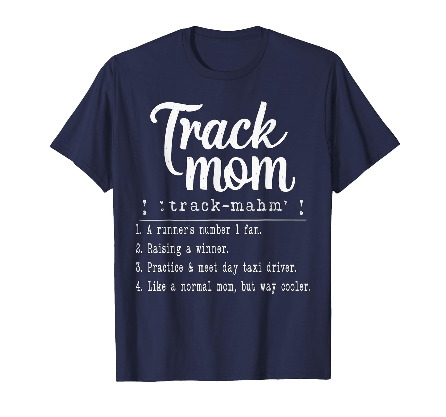 Track And Field Mom Athlete Runner Mothers Day T-Shirt