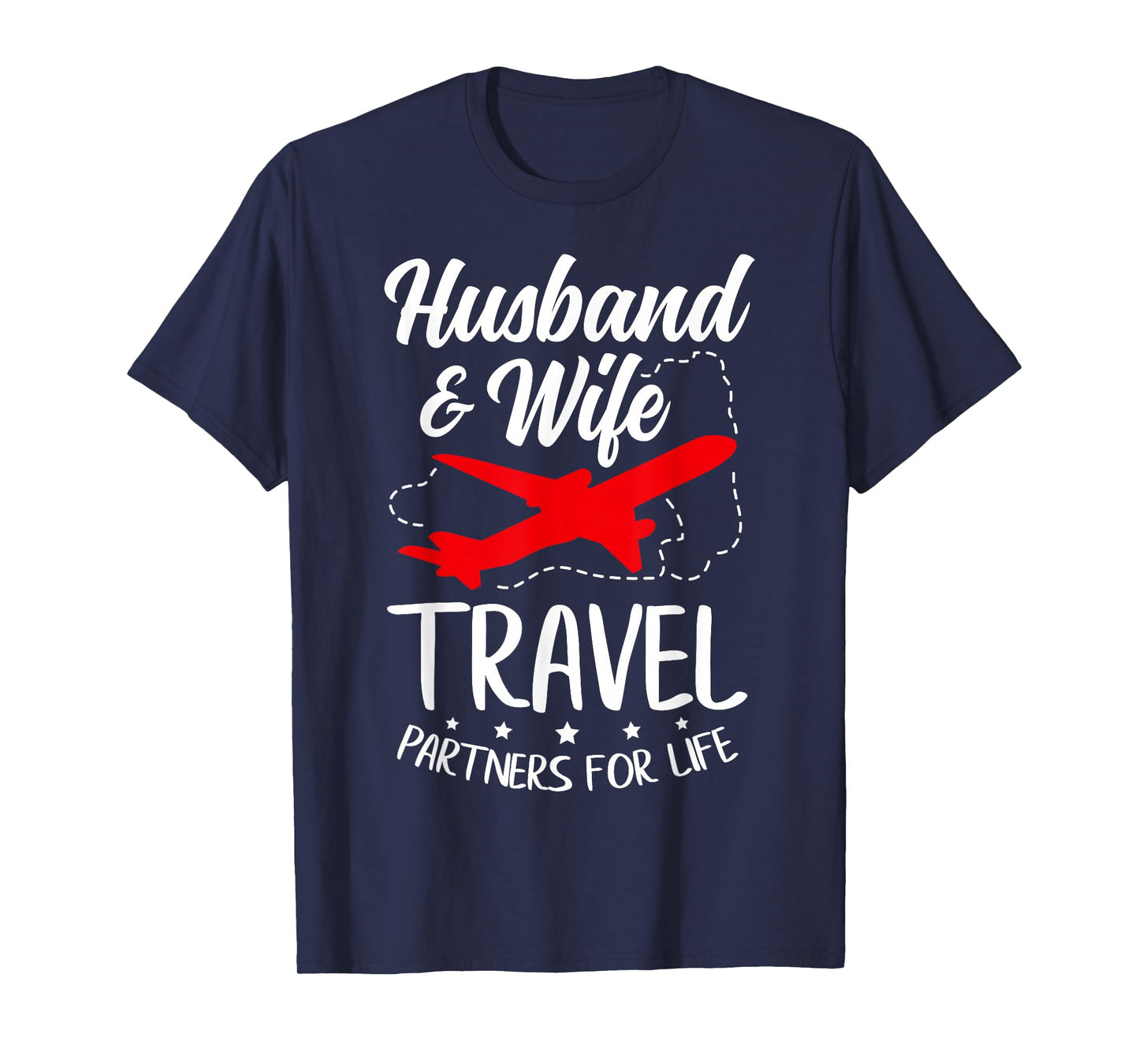 Couple Matching Husband And Wife Travel Partners For Life T-Shirt