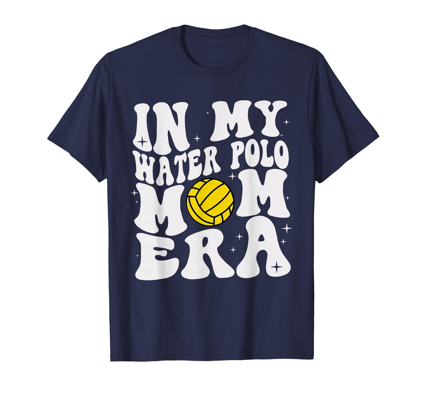 In My Water Polo Mom Era Retro Groovy Mom Life Mother's Day T-Shirt