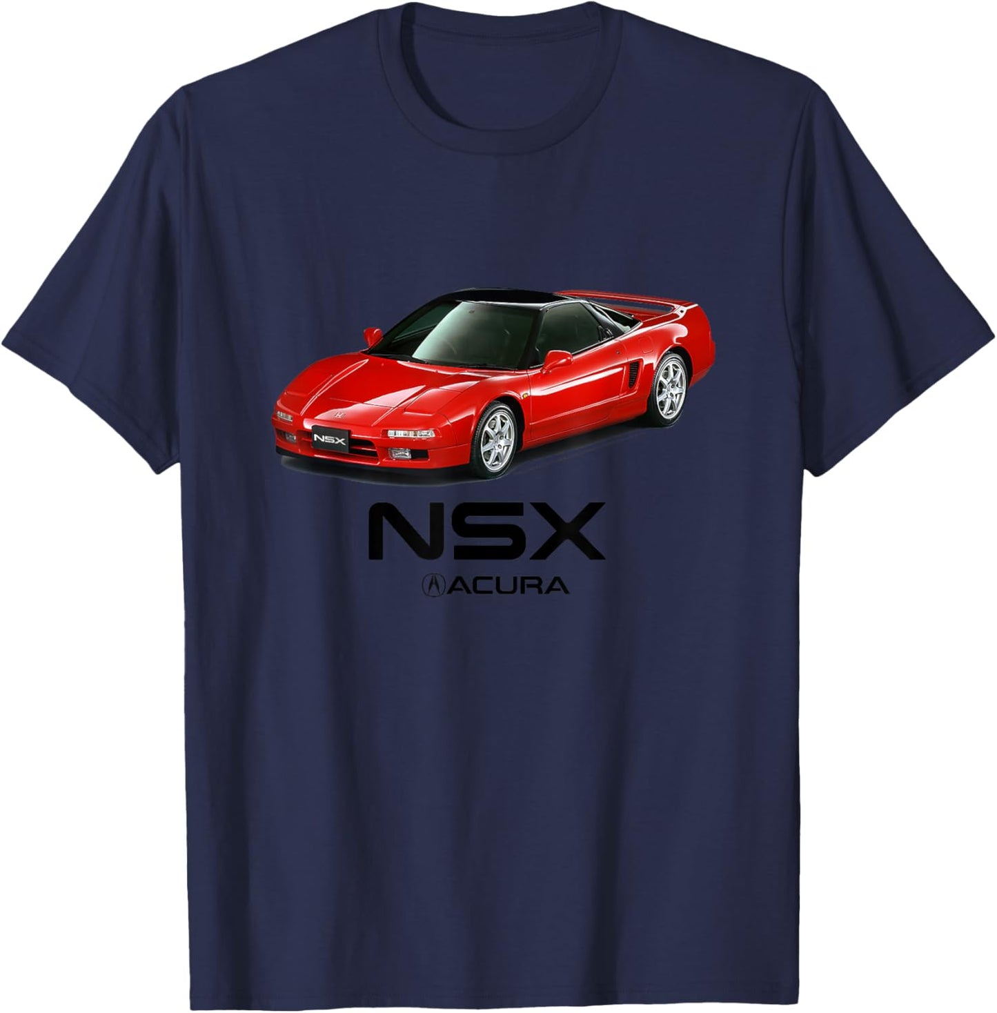 Honda NSX Classic Red Sports Car T-Shirt