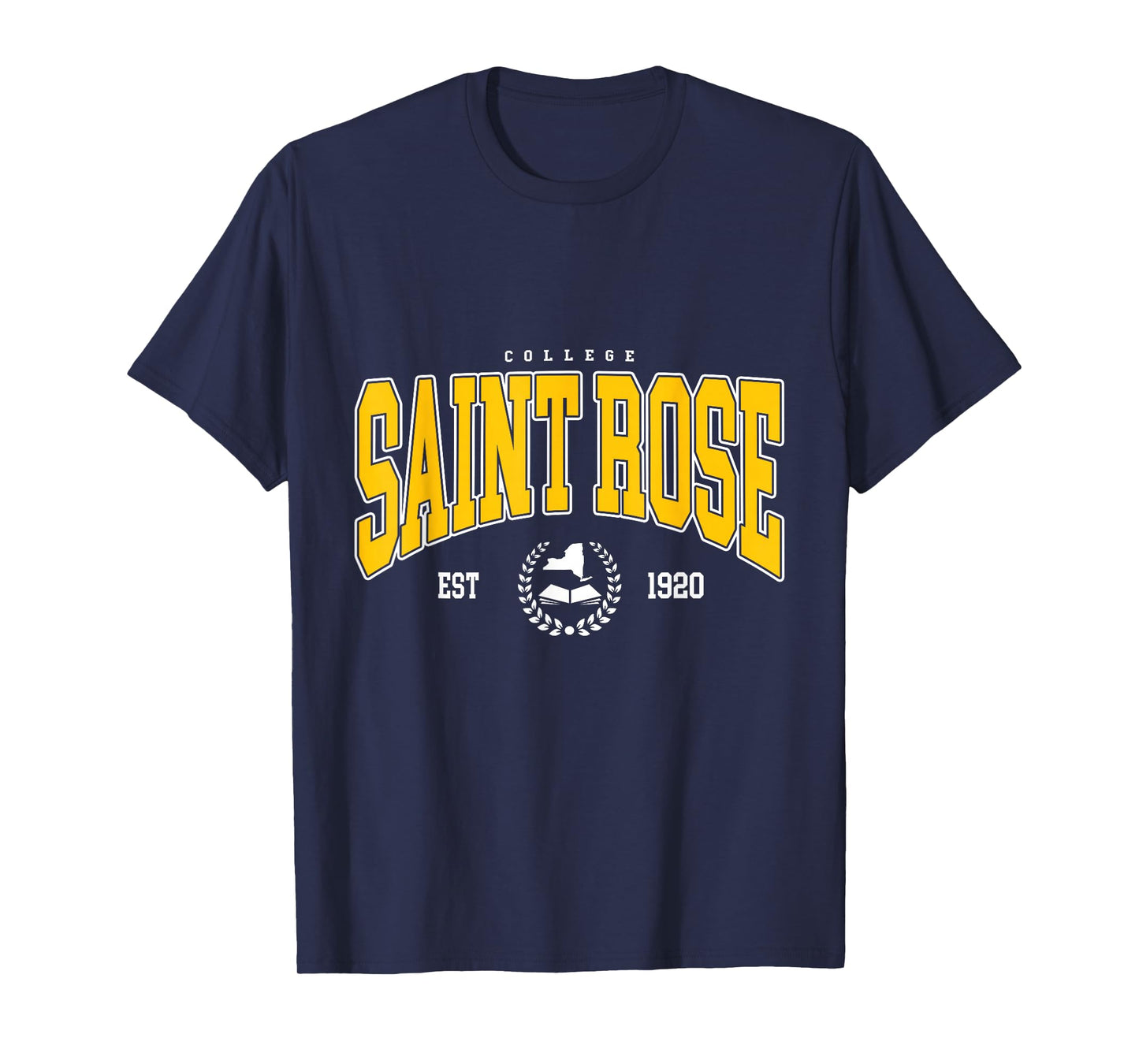 Vintage Saint Rose Arch Athletic Sports Tee for Men Women T-Shirt