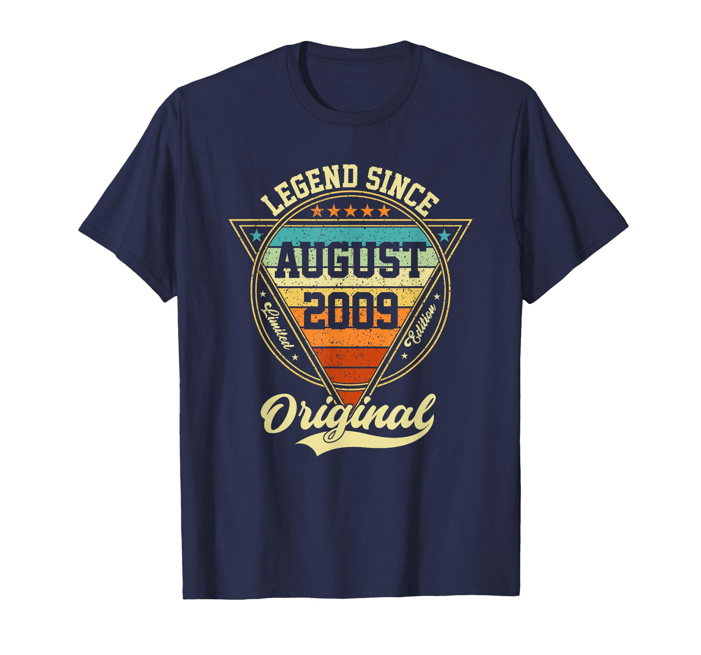 Vintage 16th Birthday Legend Since August 2009 T-Shirt
