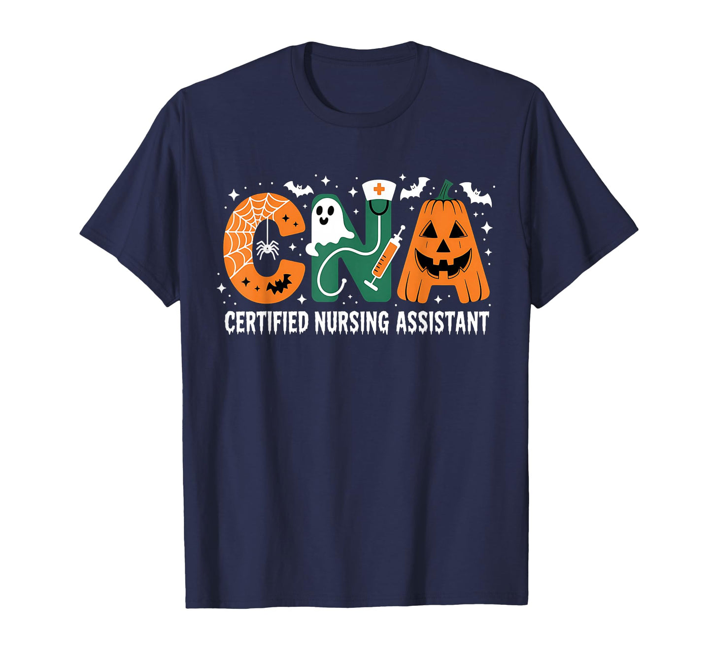 Halloween CNA Shirt Nurse Halloween Pumpkin Nurse Halloween T-Shirt