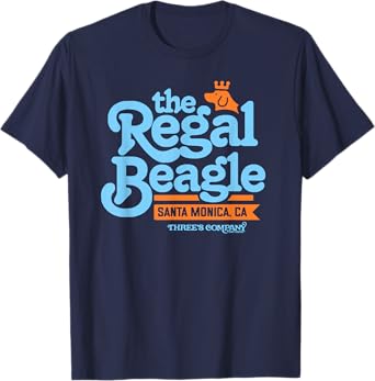 The Regal Beagle Pub Logo Vintage Three's Company T-Shirt