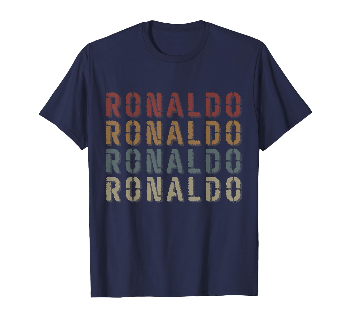 Vintage Style Ronaldo First Name Funny Love Heart Ronaldo T-Shirt