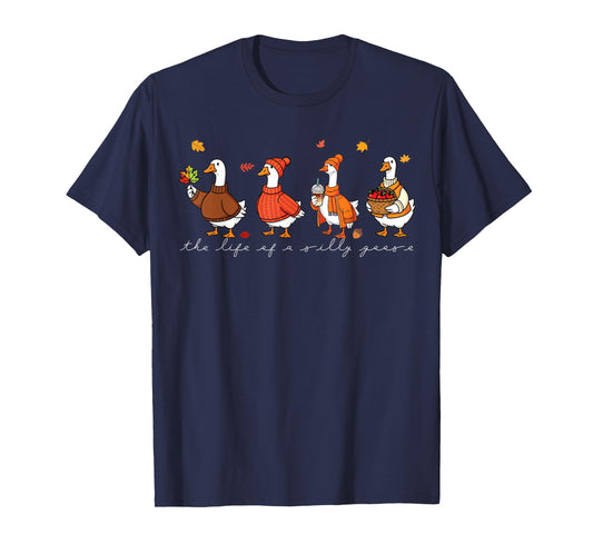 Funny Trendy Meme Show Girl Tee The Life of a Silly Goose T-Shirt