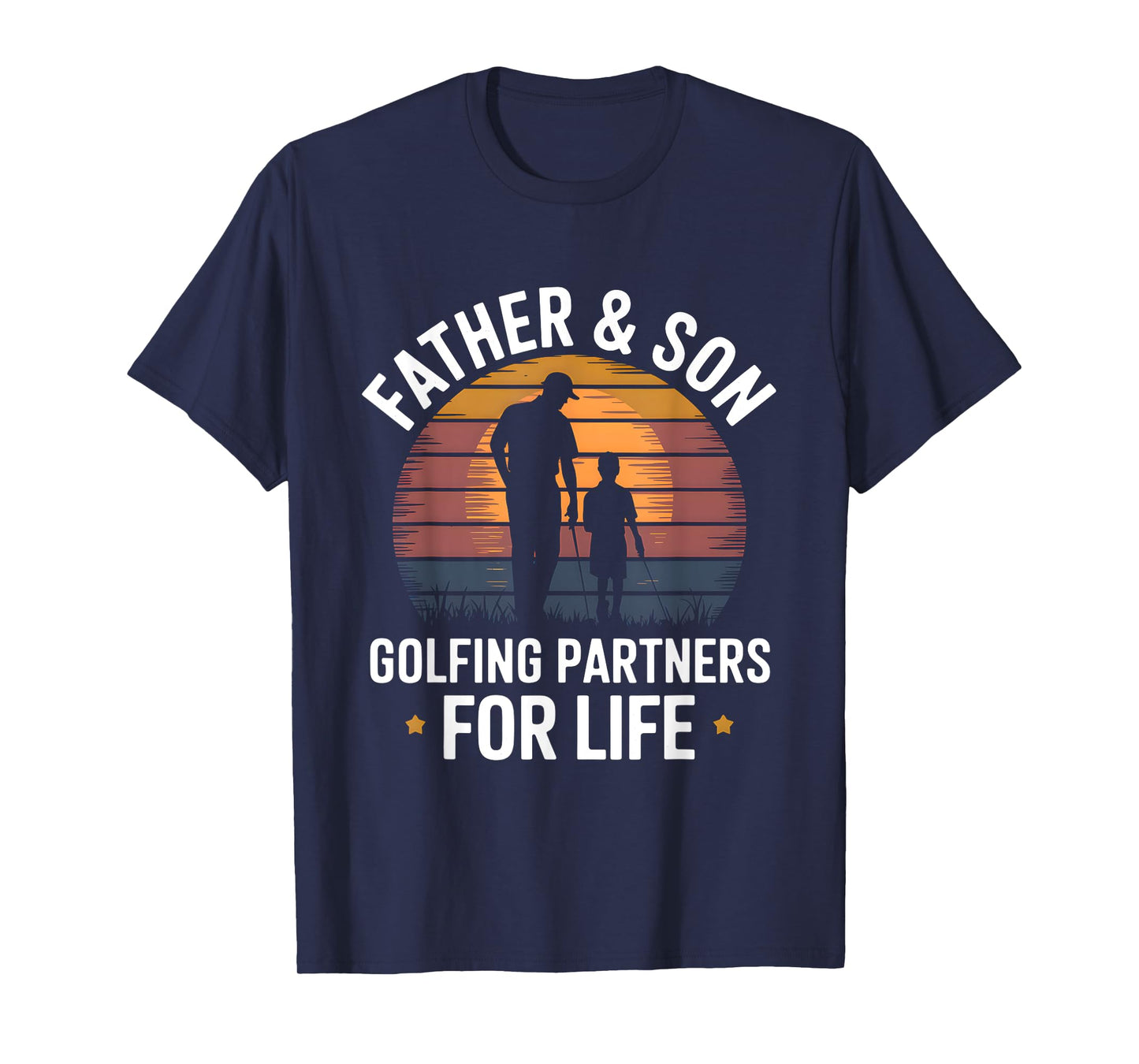 Father Son Golfing Partners Family Golf Matching Dad Golfer T-Shirt