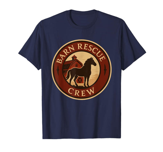 Horse Rescue Animal Sanctuary Equestrian Adoption Pride T-Shirt