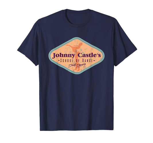 Dirty Dancing Johnny Castle's School Of Dance Badge T-Shirt
