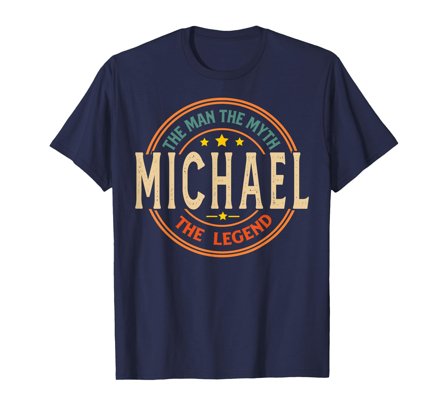 MICHAEL The Man The Myth The Legend Vintage Personalized T-Shirt