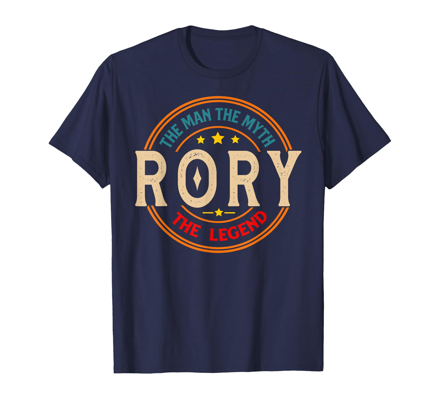 RORY The Man The Myth The Legend Vintage Personalized T-Shirt