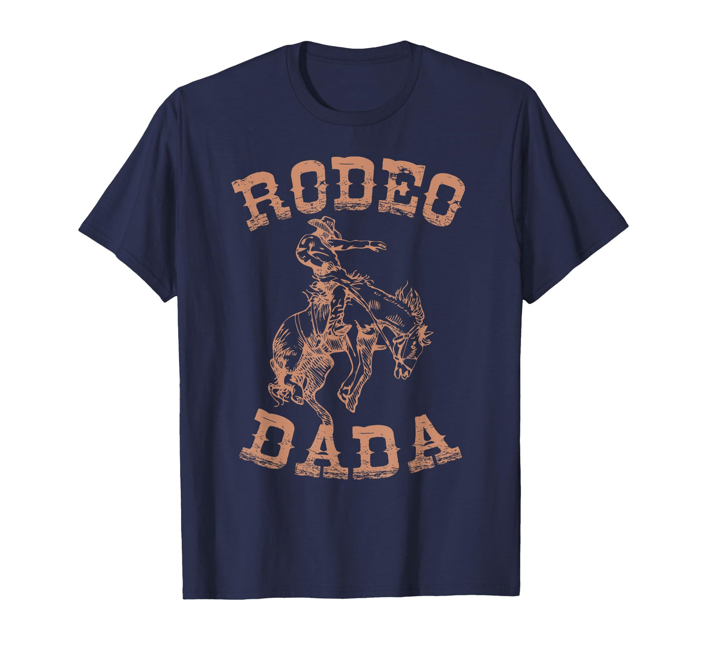 Rodeo Dada Dad Tee Western Cowboy Birthday Matching Family T-Shirt