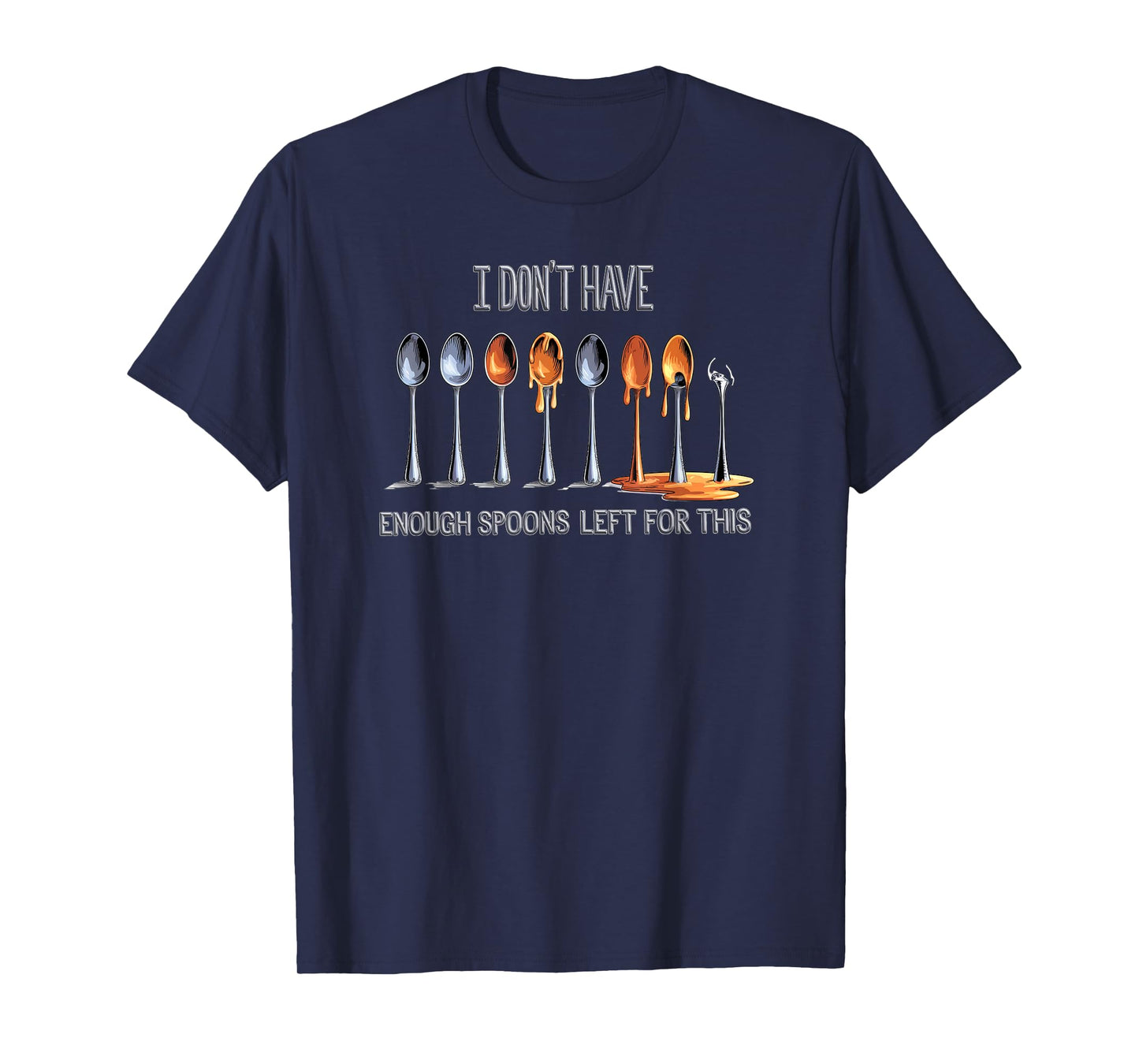 Spoon Theory Chronic Illness Energy Management T-Shirt