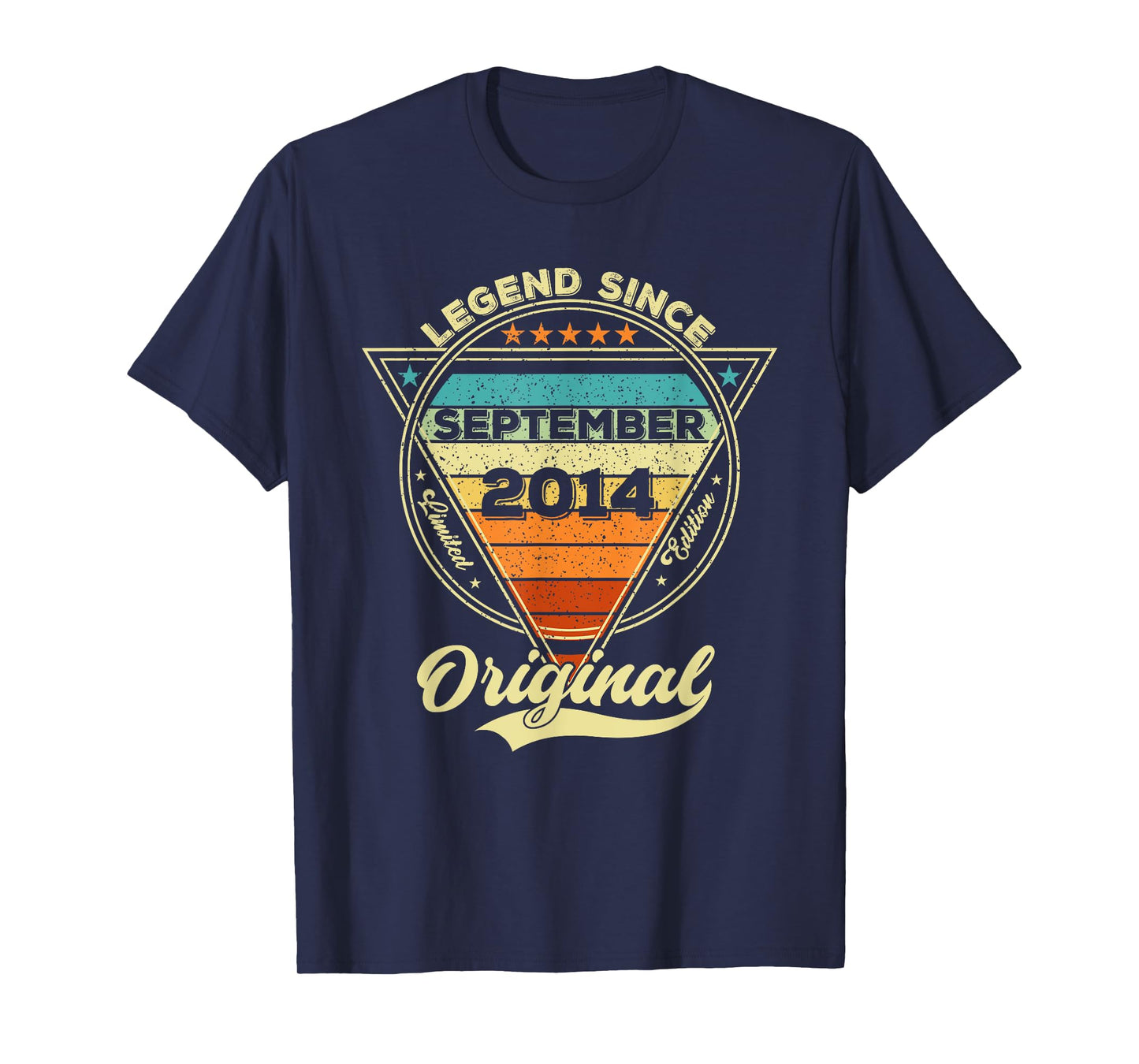 Vintage 11th Birthday Legend Since September 2014 T-Shirt