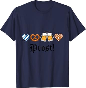 Oktoberfest Cute Beer Drinking Prost Oktoberfest German T-Shirt