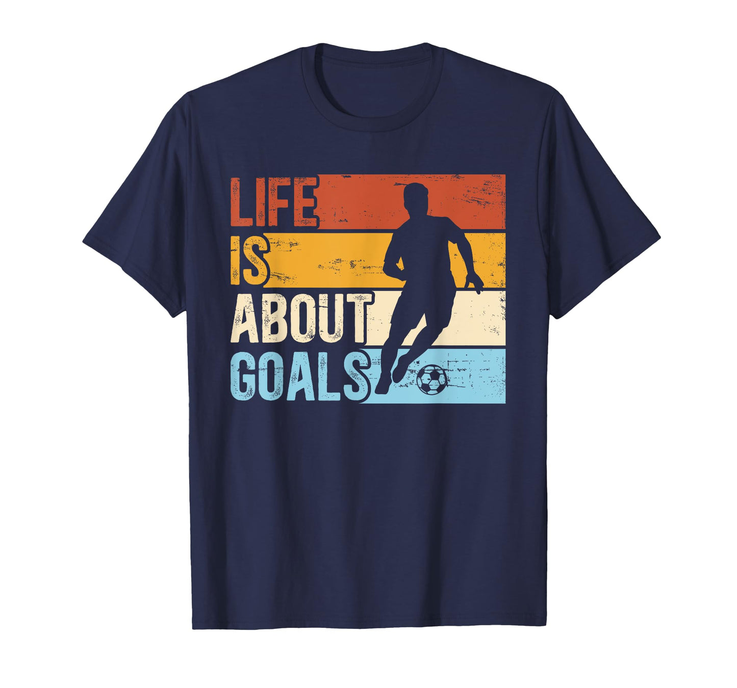 Soccer Funny Life Is About Goals Boys T-Shirt