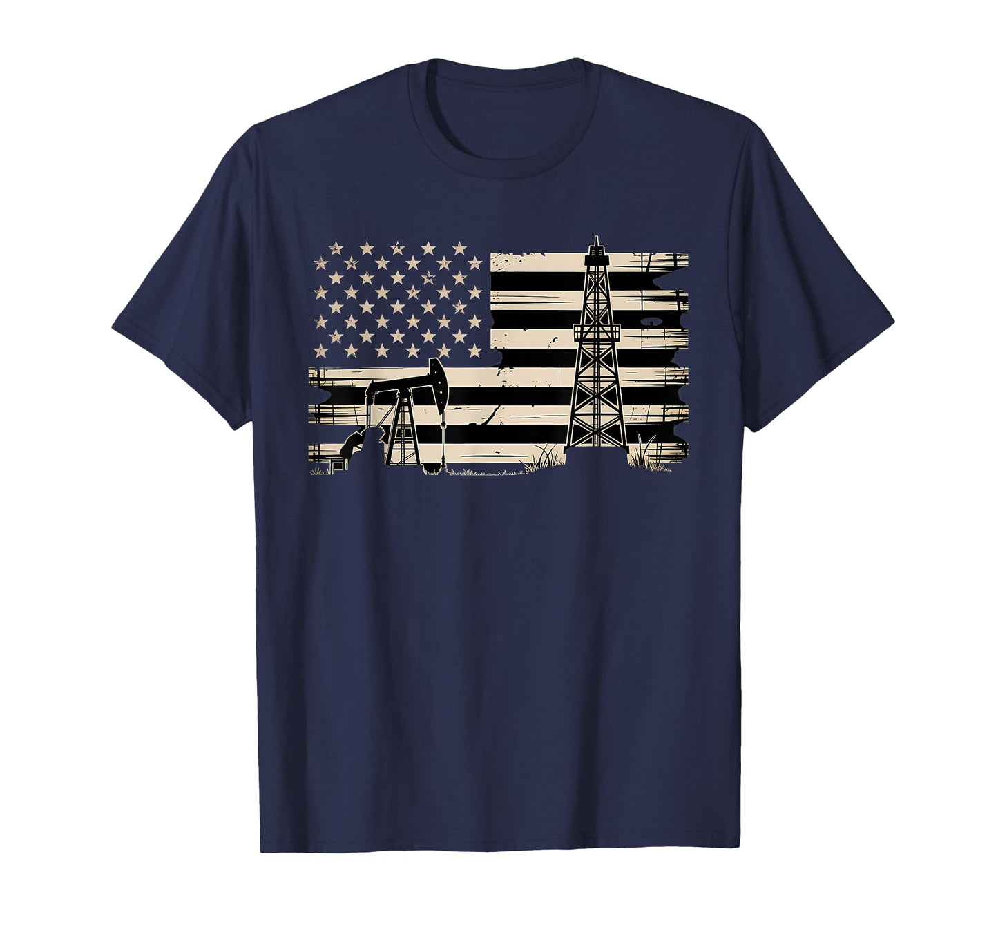 Oilfield Worker Oil Rig Drilling Oilman Oil Worker T-Shirt