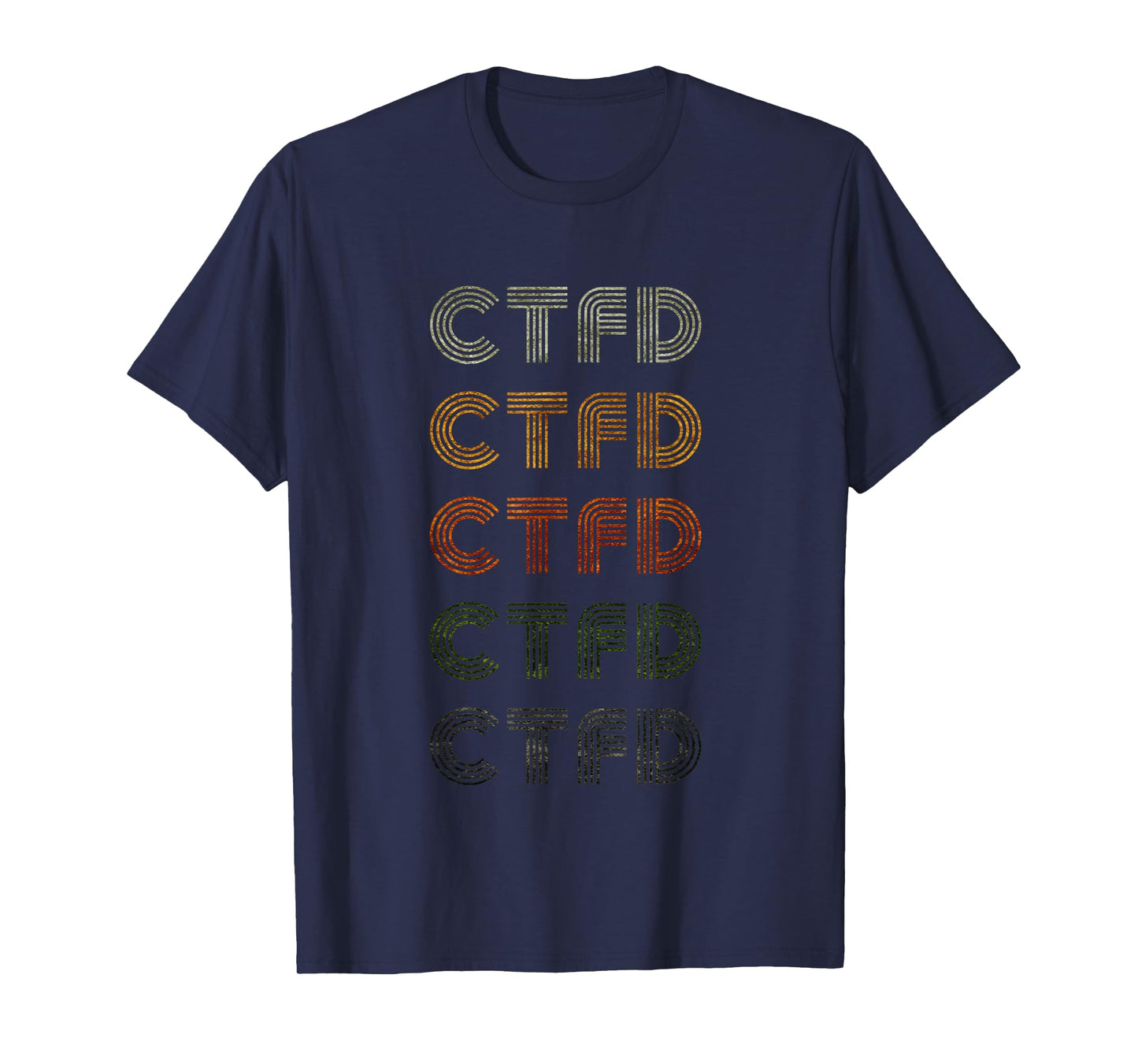 Love Heart Ctfd Tee Grunge Vintage Style Black Ctfd T-Shirt