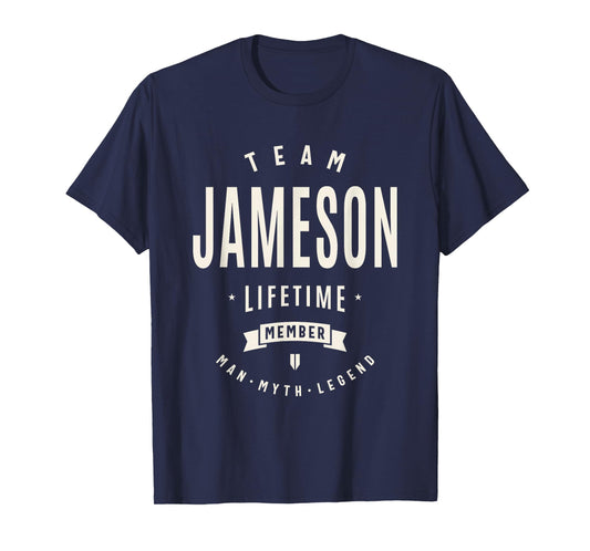 Team Jameson Lifetime Member Funny Name Jameson T-Shirt