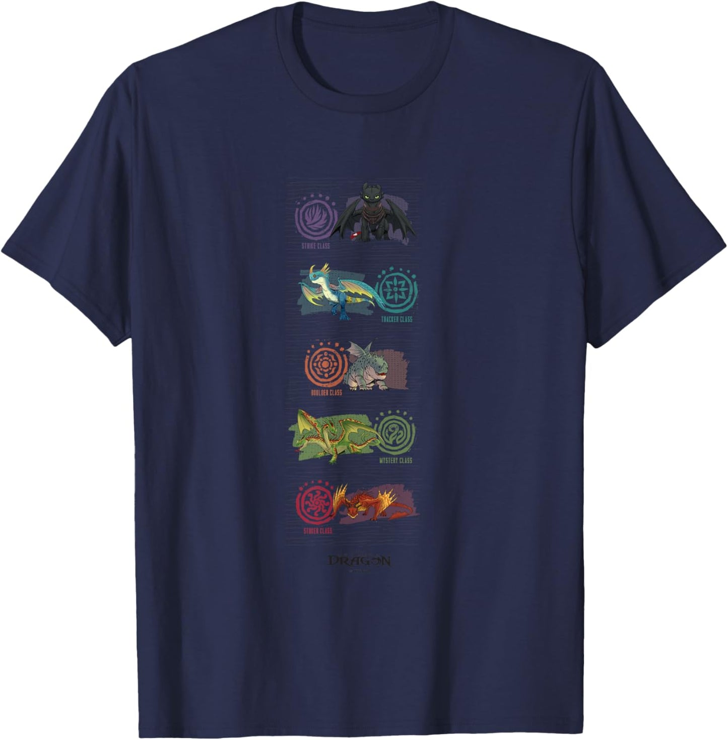 DreamWorks Dragons Dragon Color Class T-Shirt