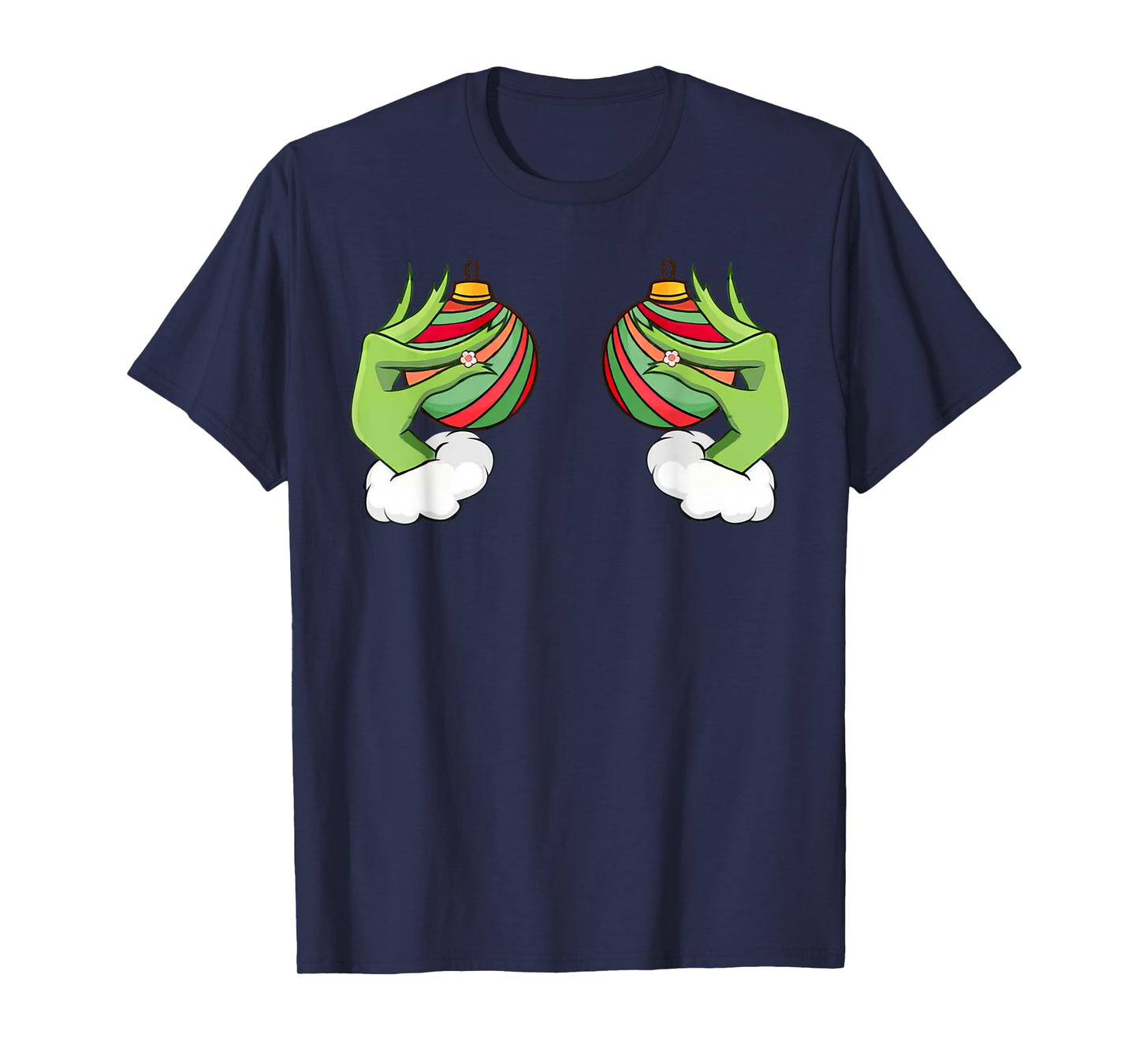 Christmas Ornament Boobs Funny Christmas T-Shirt