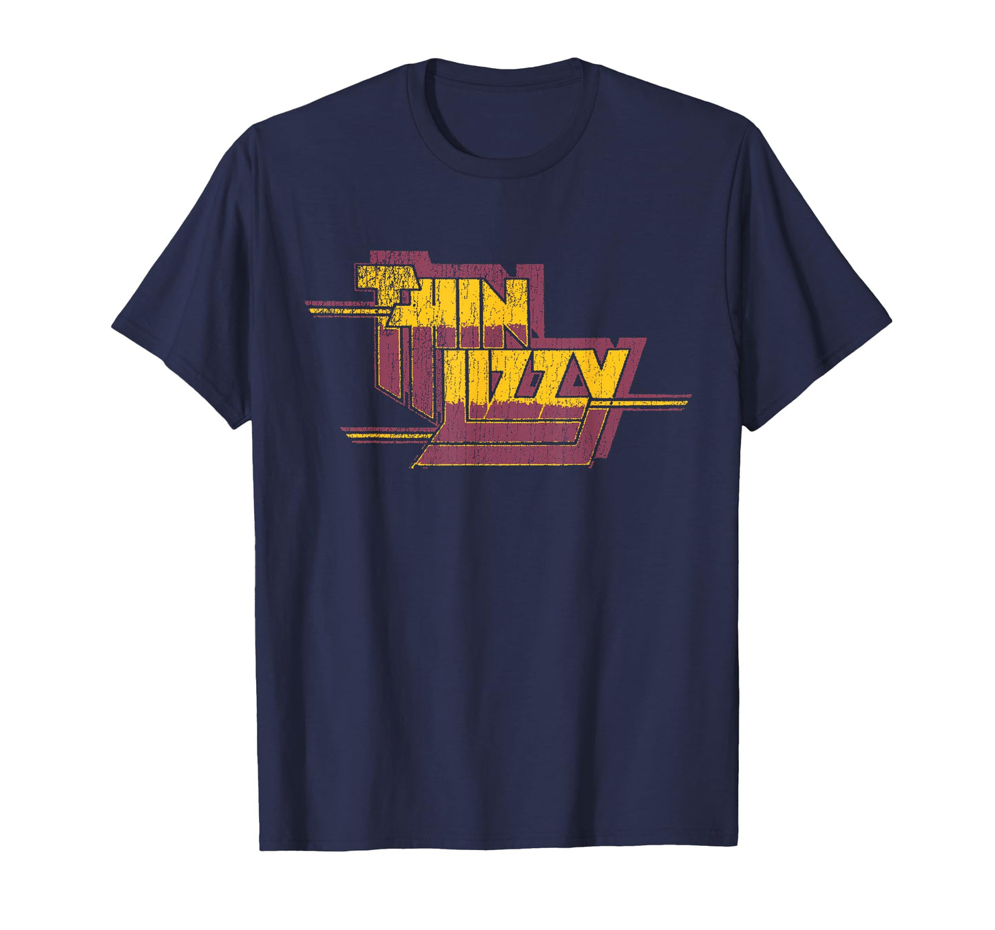 Thin Lizzy – Nightlife Album Distressed Red Logo T-Shirt
