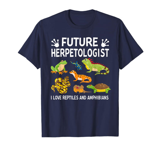 Future Herpetologist Reptiles and Amphibians Animal Lover T-Shirt