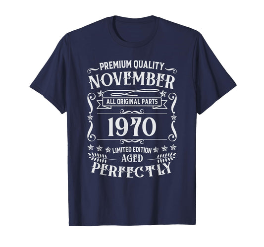54th Birthday Legends Were Born In November 1970 T-Shirt