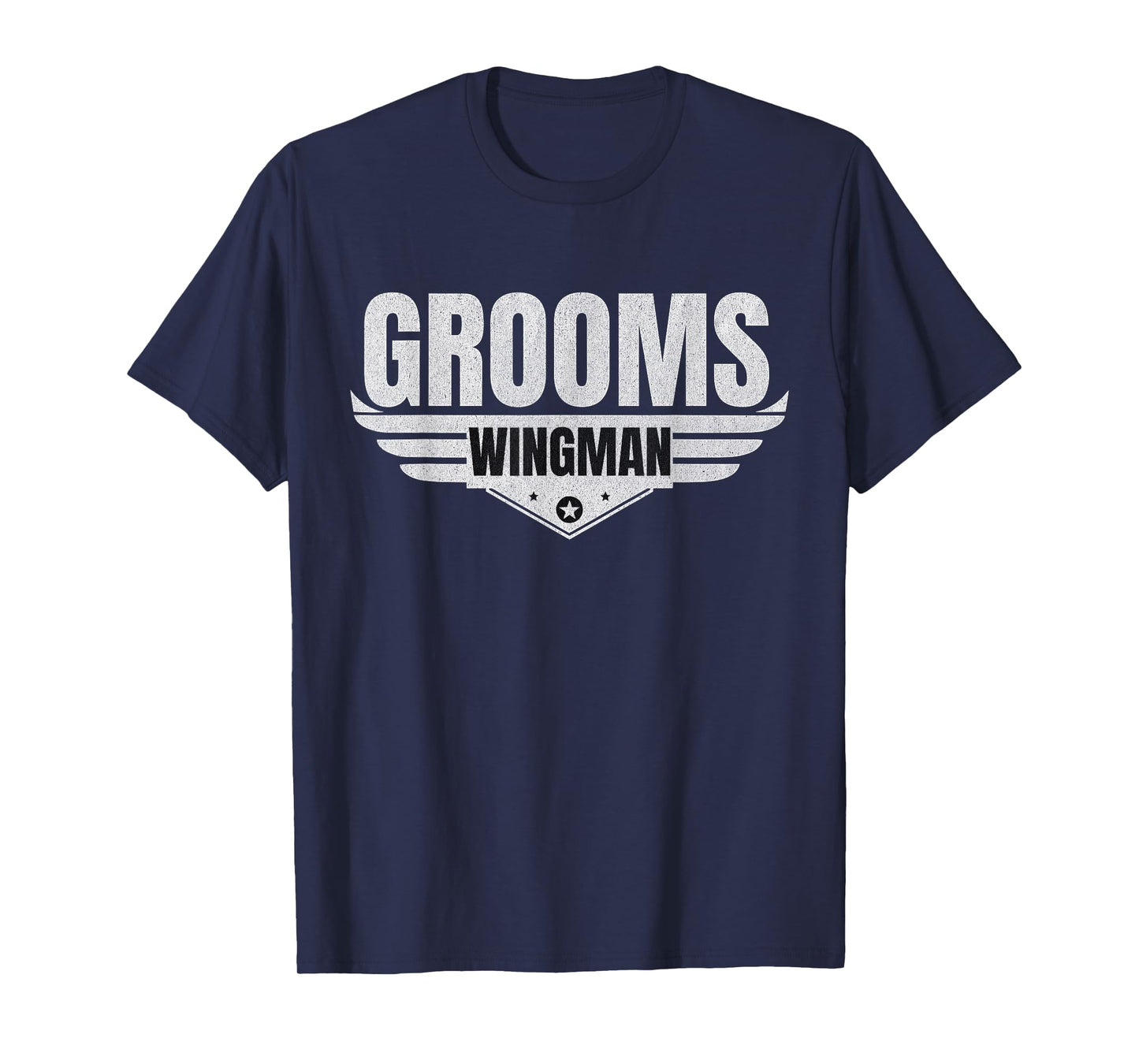 Grooms Wingman Funny Wedding Groomsmen Bachelor Design Gifts T-Shirt
