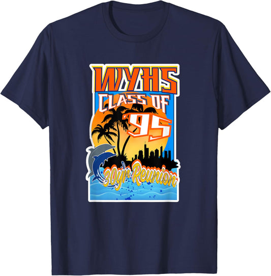 Class of 1995 WYHS Dolphins Alumni Trip T-Shirt