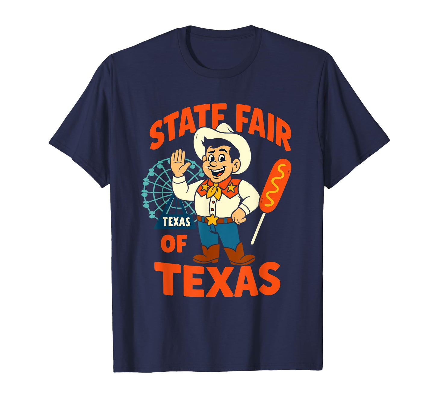 State Fair of Texas Corn Dog Funny Fair Day Men, Women, Kids T-Shirt