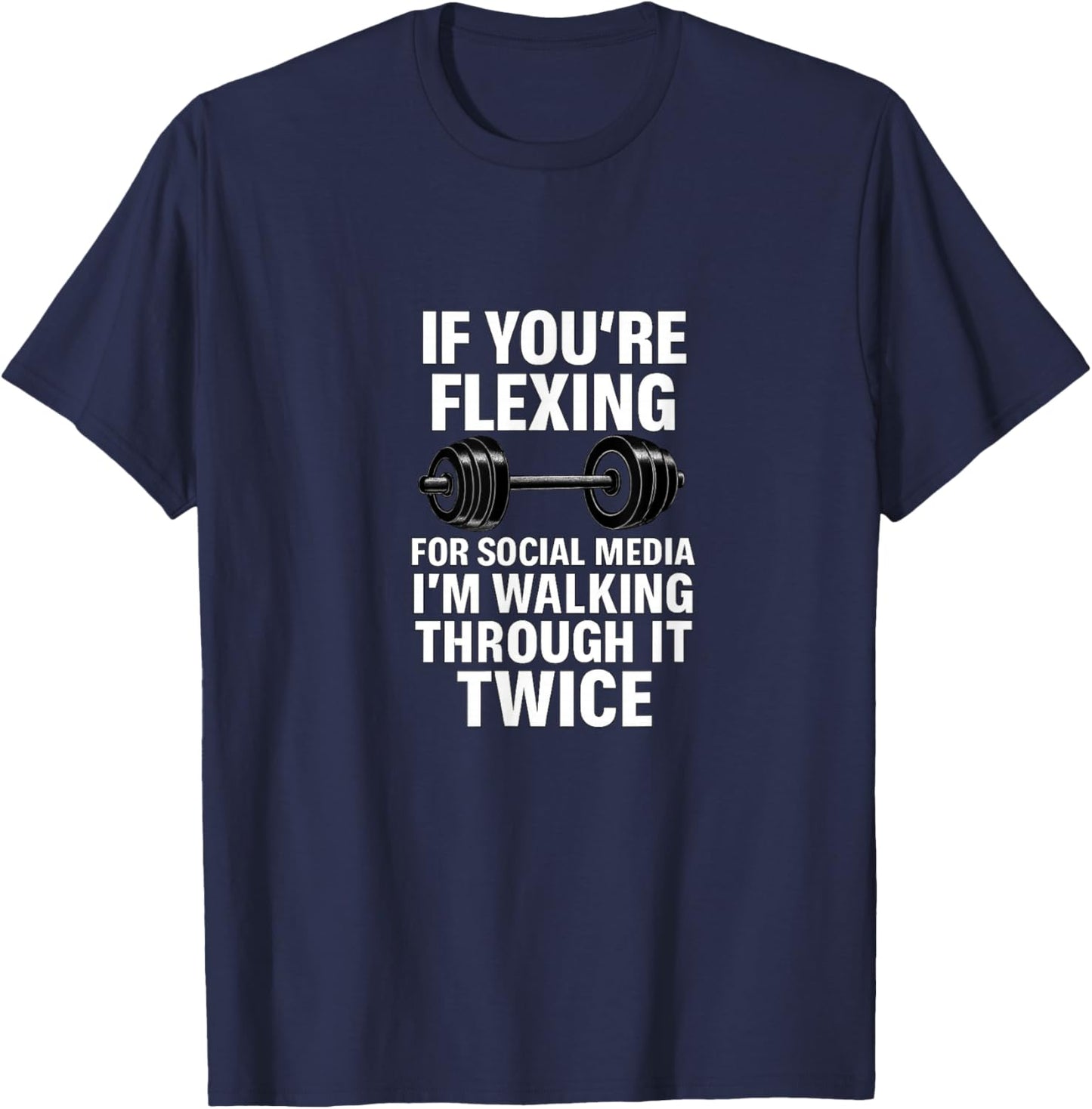 Funny Gym Flexing Workout Bodybuilding T-Shirt