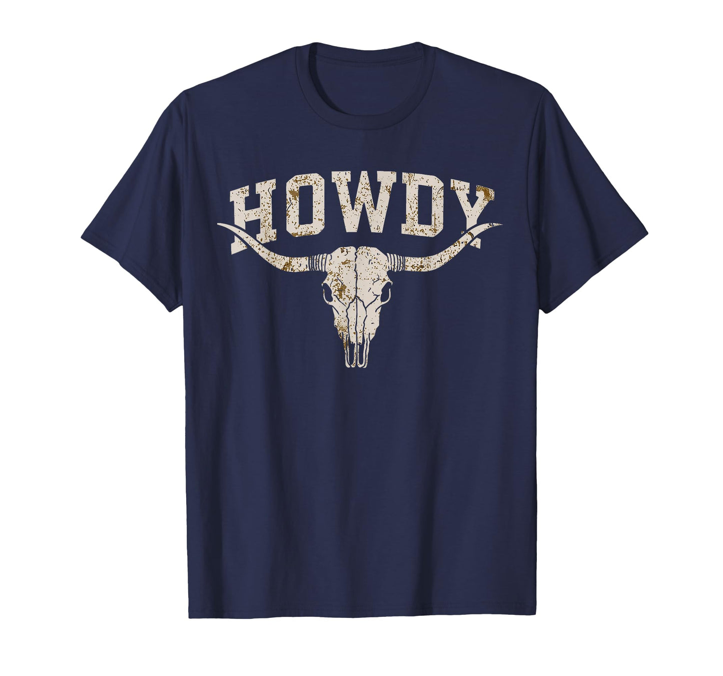 Vintage Retro Howdy Cowboy Name Pride Gift for Men Women Kid T-Shirt