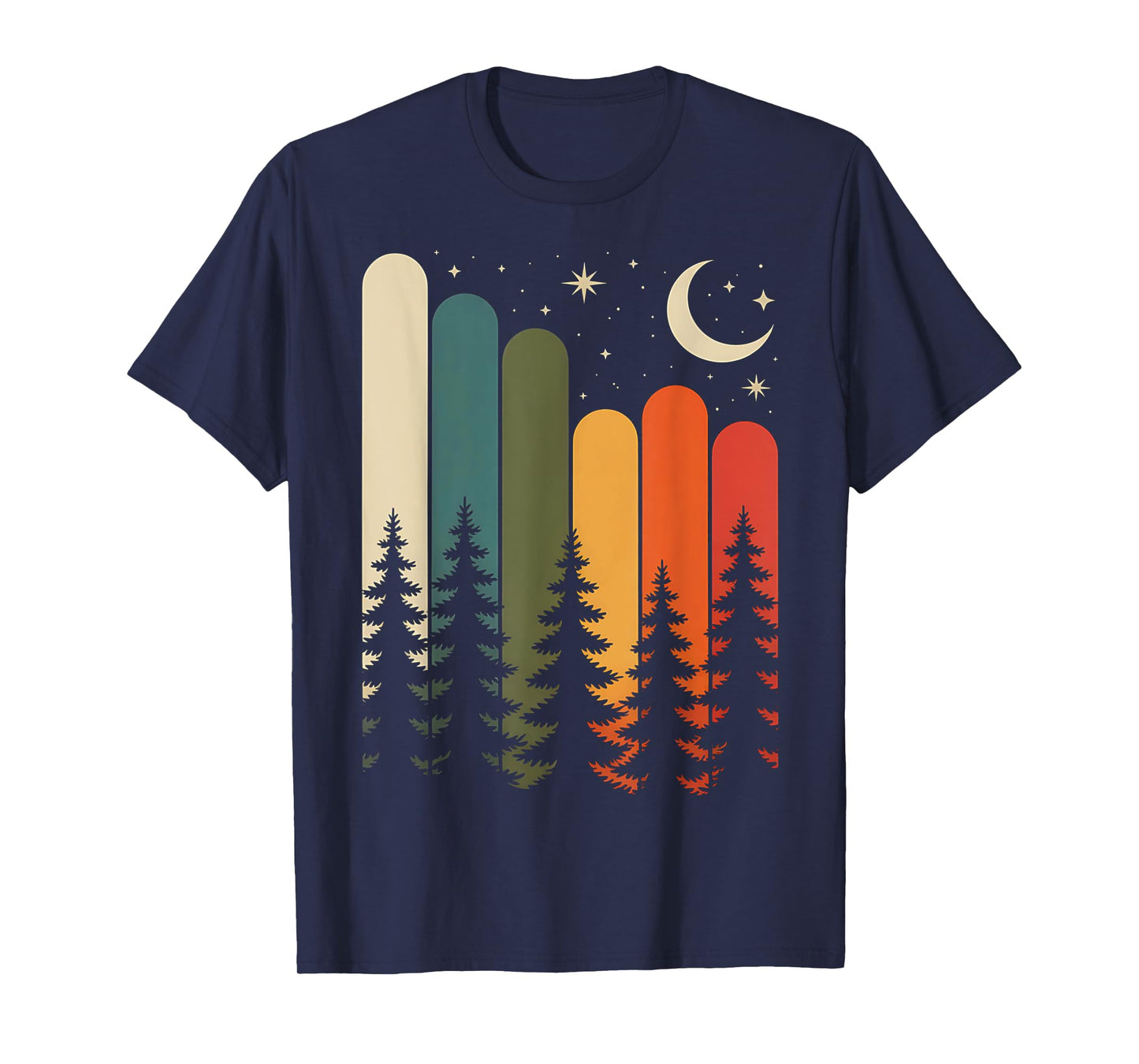 Trees Nature Mountains Adventure Outdoor Wildlife Forest T-Shirt