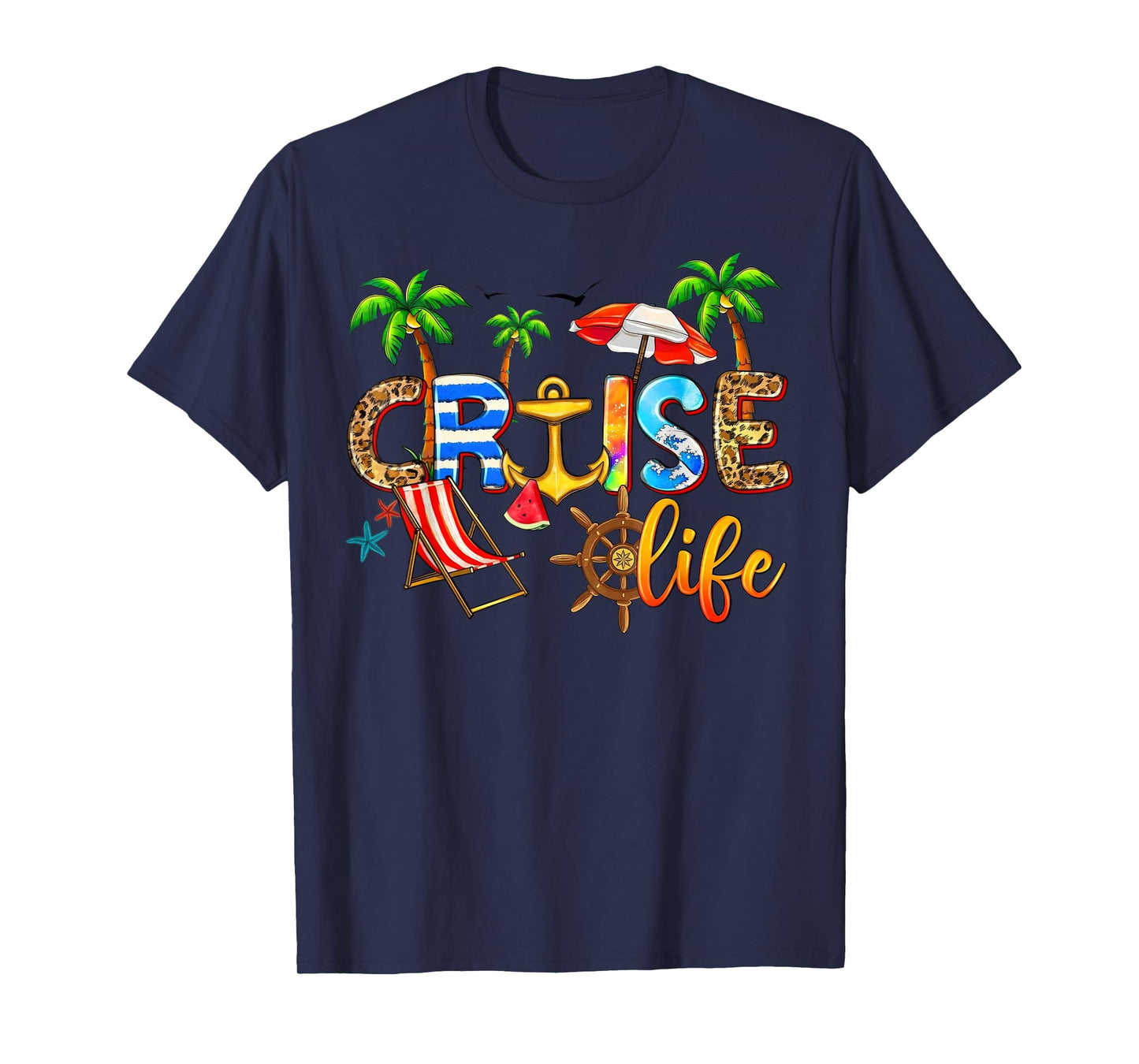 Cruise Life 2024 Summer Vacation Family Matching Men Women Girls Kids T-Shirt