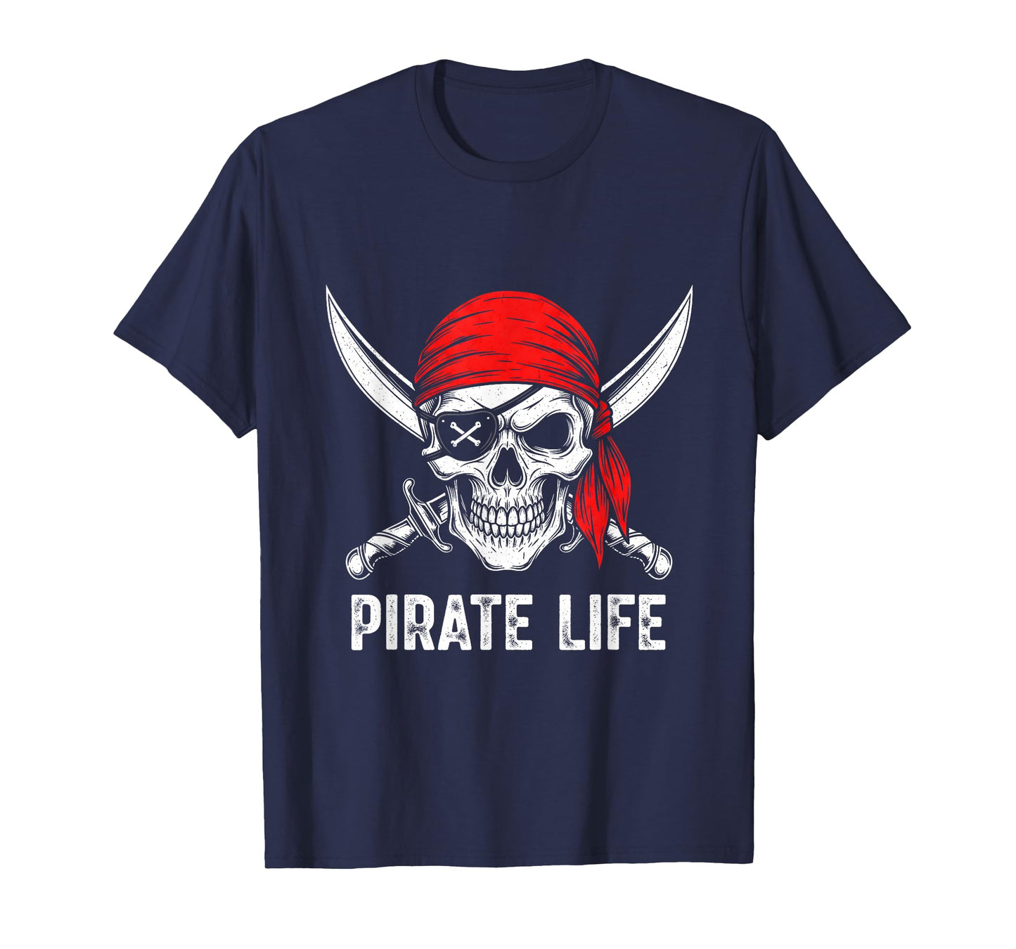 Halloween Skull Pirate of The Caribbean Costume Men Women T-Shirt
