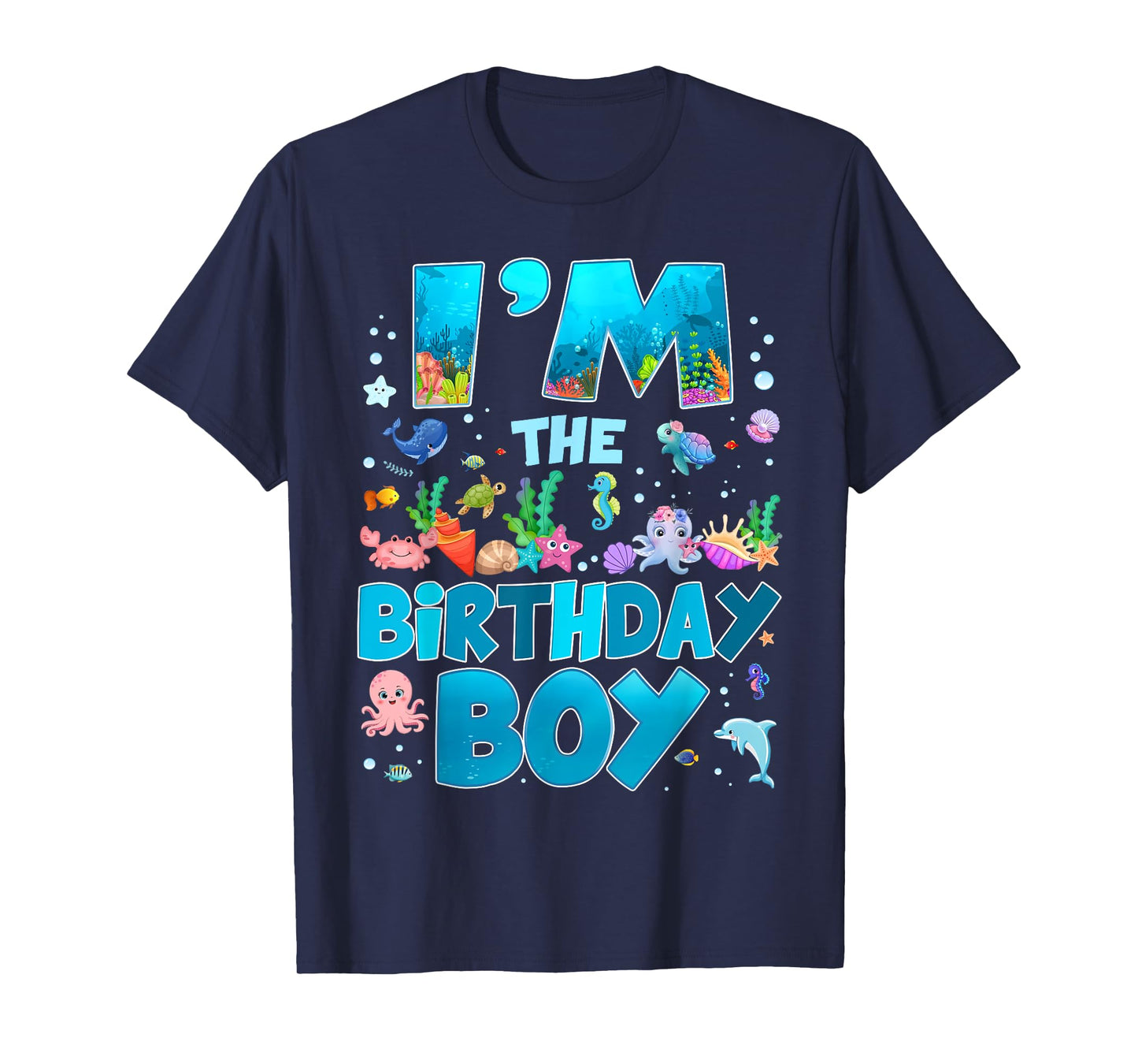I'm The Birthday Boy Ocean Animal Wildlife Birthday Family T-Shirt