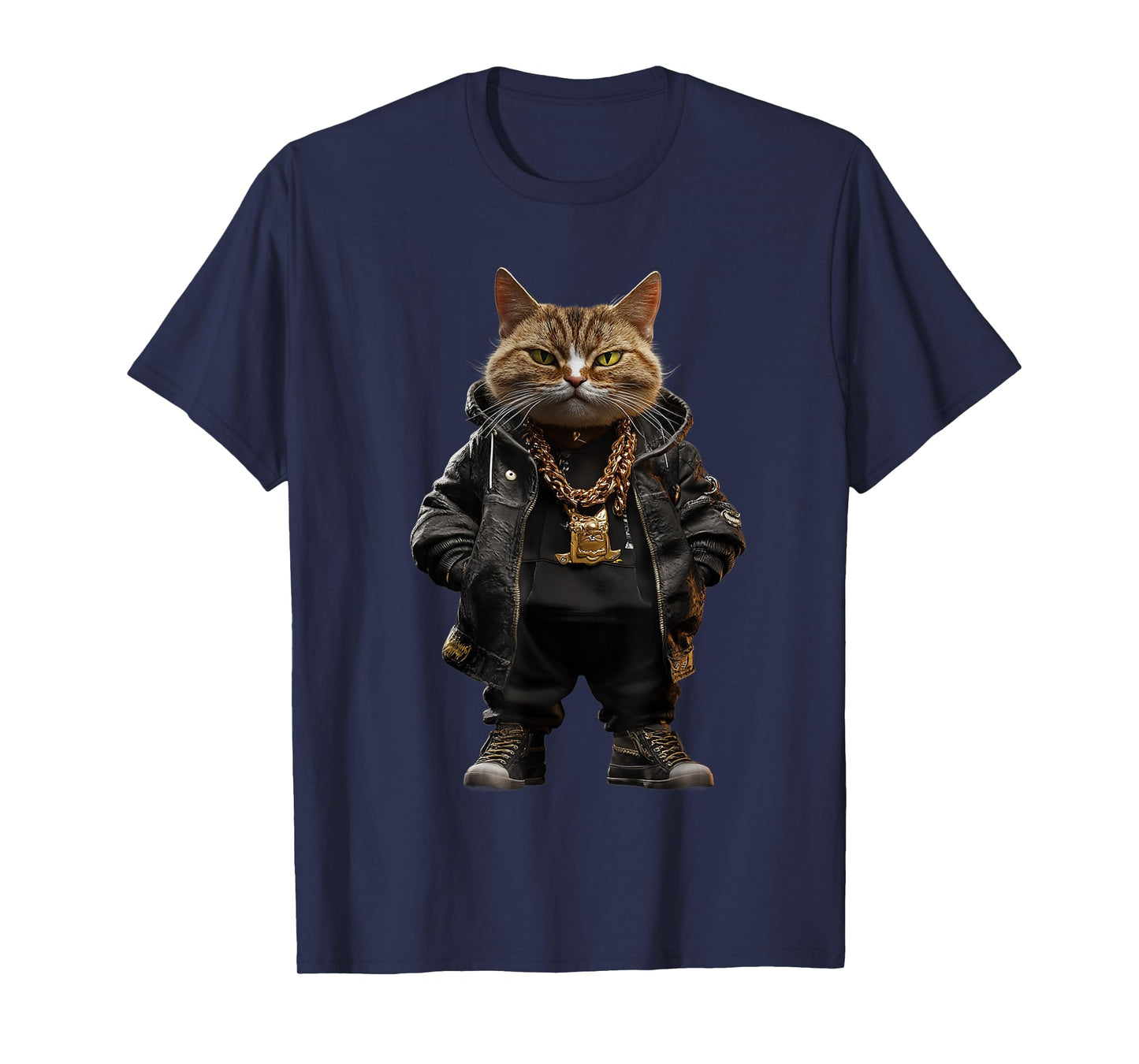Thug Gangster Life Cat For Hip Hop Fans Meme and Cat lovers T-Shirt for Men Women