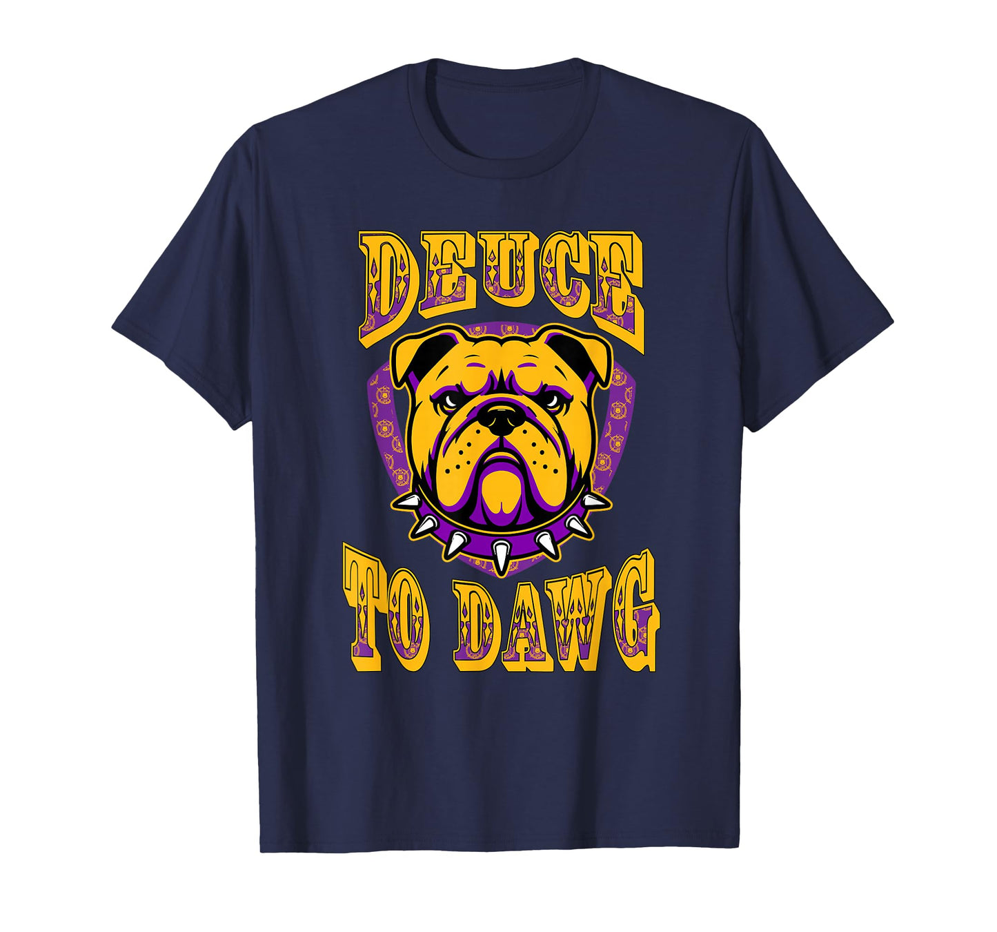 AMAZIGREEK Omega Psi Phi Fraternity Paraphernalia, Deuce To Dawg T-Shirt