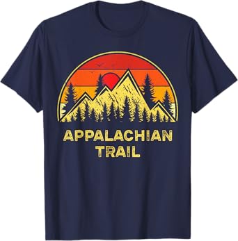 Vintage Appalachian Trail Nature Hiking Mountains Souvenir T-Shirt