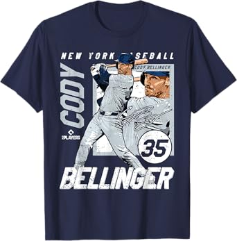 Cody Bellinger | New York Y MLB Baseball Players| MLBCBE204M T-Shirt