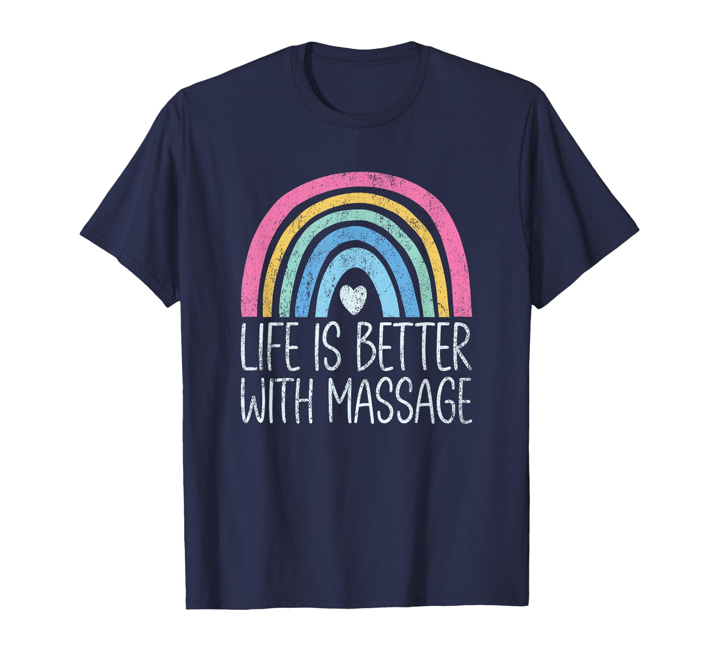 Vintage Life Is Better With A Massage LMT Massage Therapist T-Shirt