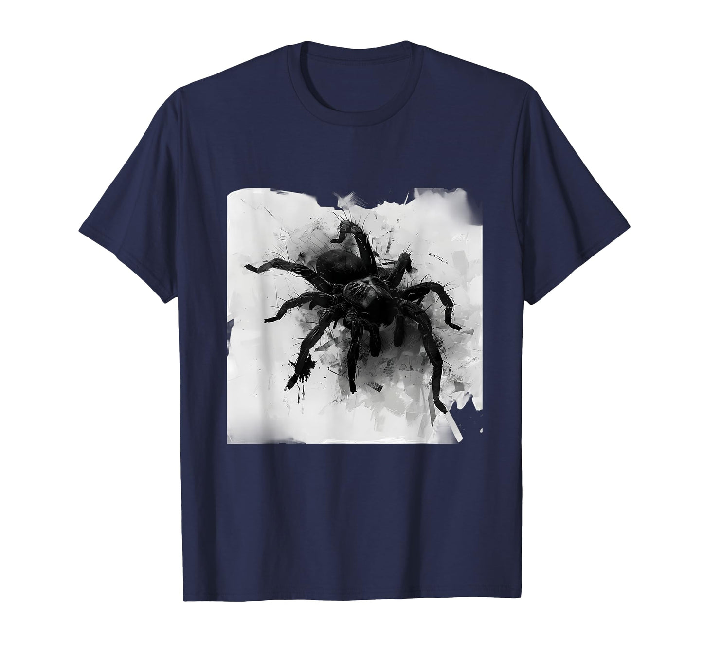 Tarantula Spider Drawing Animal Print Nature Wildlife T-Shirt