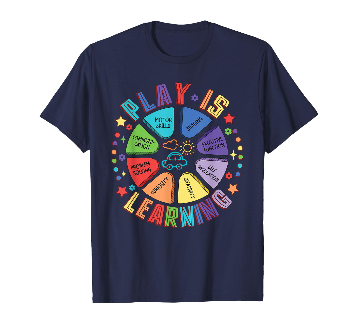 Teacher Life Teaching Back To School Plays Is Learning T-Shirt for Men Women