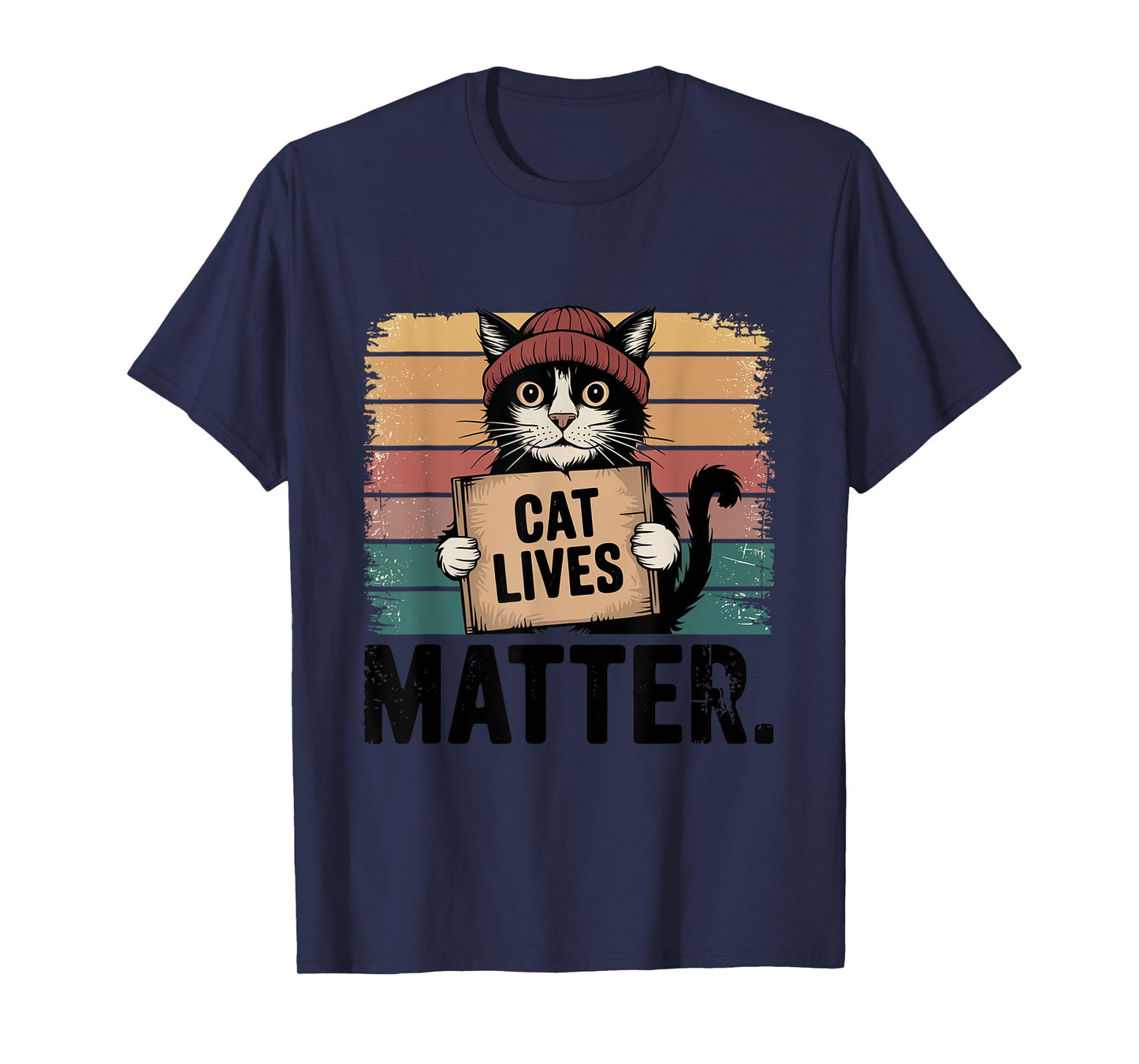 Donald Trump 2024 Cats Lives Matter Please Don't Eat My Cat Men Women T-Shirt
